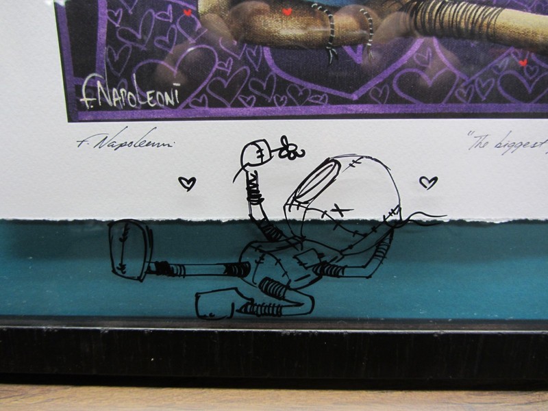 Fabio Napoleoni 18"by 12" COA 314/337 Framed 24 by 17 inches W COA 2013 gallery