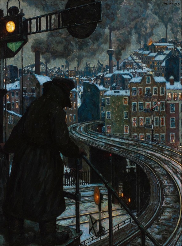 Hans Baluschek : City of Workers : 1920 : Archival Quality Art Print gallery