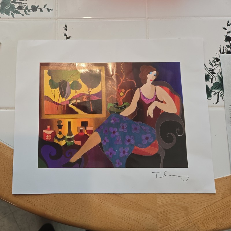 Itzchak Tarkay “Simple Elegance #15” Lithograph w/ COA | Park West Gallery