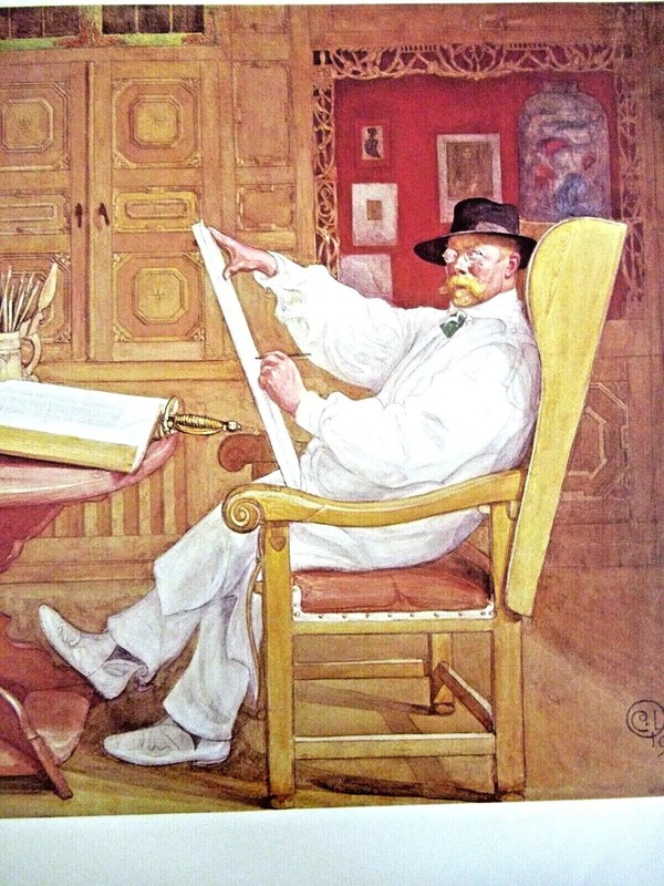 "CARL LARSSON" ~ (16" X 20") ~ *** VINTAGE / ART PRINT *** #7 gallery