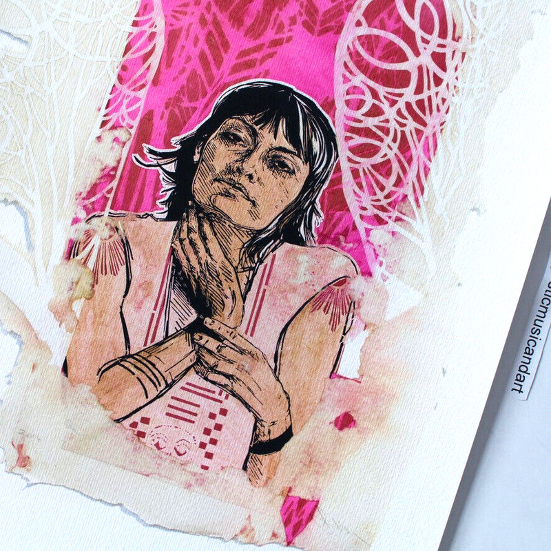 SWOON ART PRINT EDITION OF 250 URBAN STREET ART