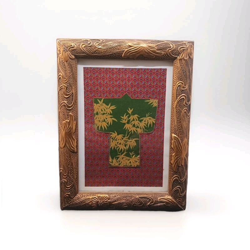 Asain Baby Shirt Print And Beautiful Frame Decoritive 9 X 6 3/4 X 1 1/2 In.