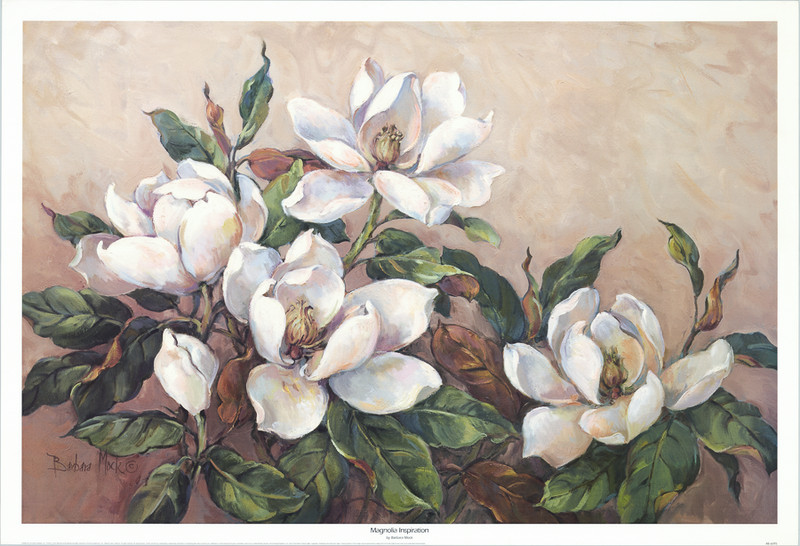 Barbara Mock Magnolia Inspiration 38×26 in