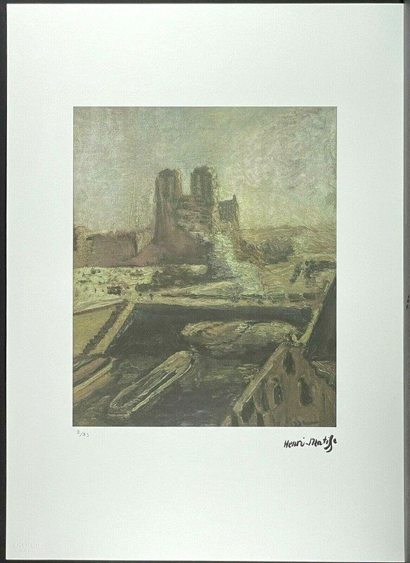 Henri Matisse * 50 x 70 cm * signed lithograph * limited # 8/75
