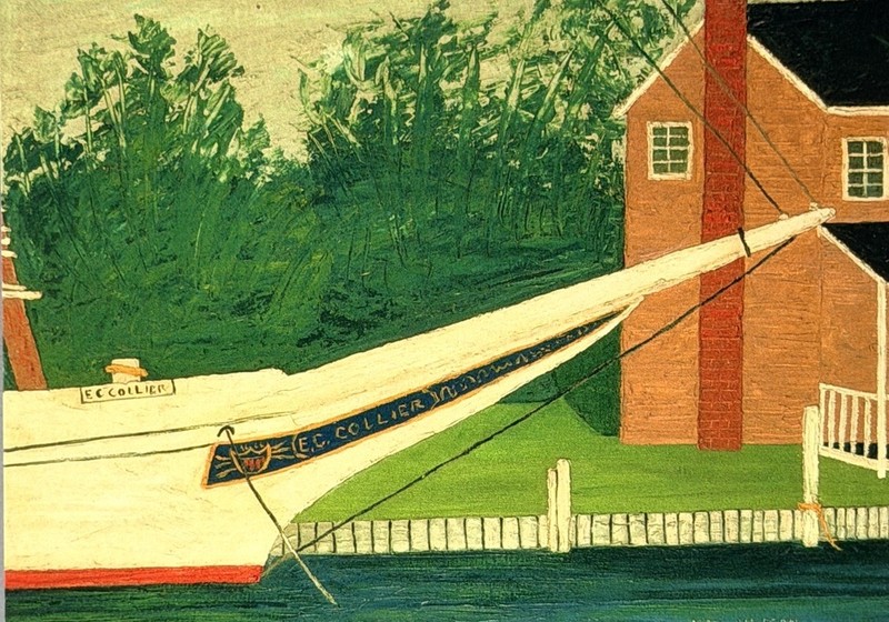 May Wilson Vintage Art Print Card – Tilghman Island, Maryland, 1955