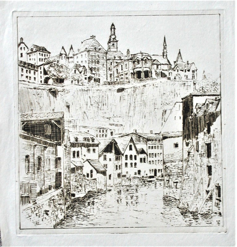 Lester Varian European Scene Etching (XXVI)