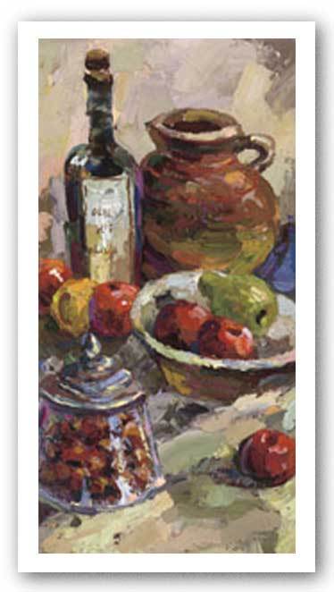 Apples and Pomegranates Blackburn Art Print 24×12