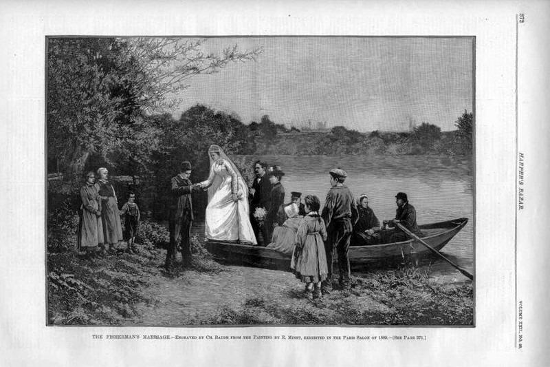The Fisherman’s Marriage – by E. Minet – Harper’s Bazar – 1889
