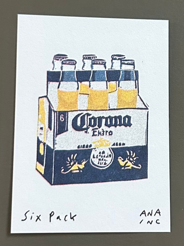Anastasia Inciardi «Six Pack» Mini Print