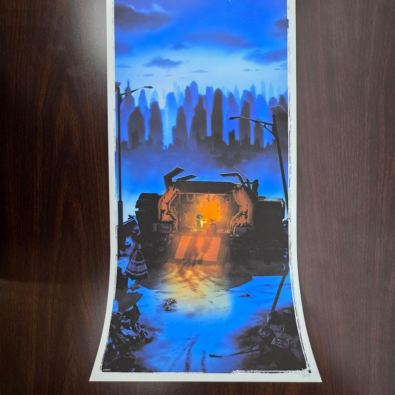 Ben Harman WALL-E Night Numbered /150 Art Print gallery