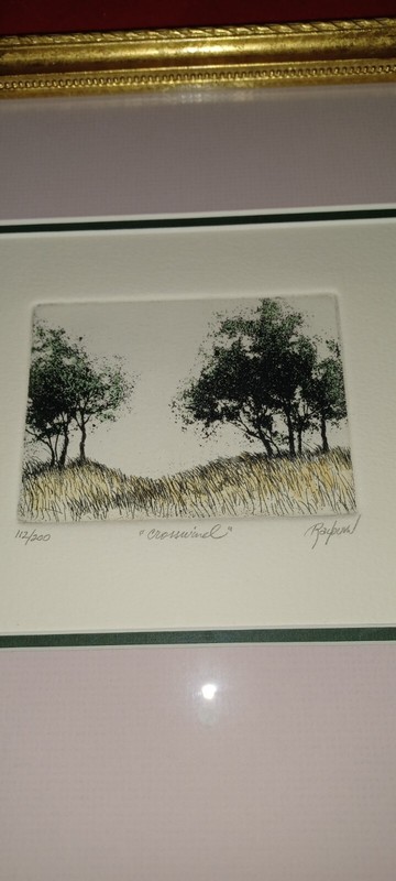 Dale Rayburn "Crosswind" Colored Etching Signed Numbered 112/200. Beautiful. gallery