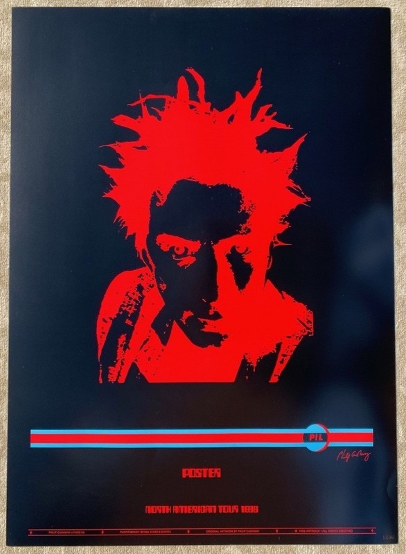 PUBLIC IMAGE LIMITED Artrock Cushway NOT Grimshaw 1986 Punk Rock Concert Poster gallery