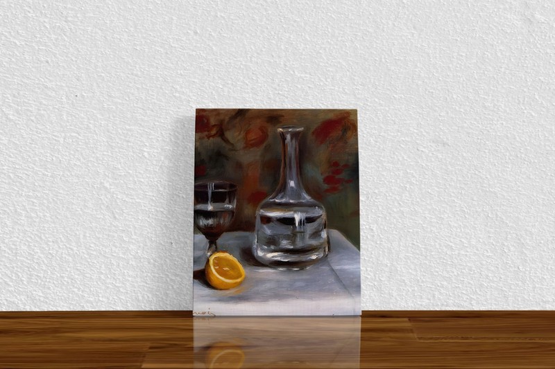 Pierre-Auguste Renoir «Still Life with Carafe» Canvas Print Wall Art Home Decor