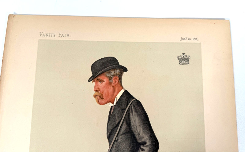 Vanity Fair 1887 Ape Caricature Earl of Ellesmere "Bridgewater House" gallery
