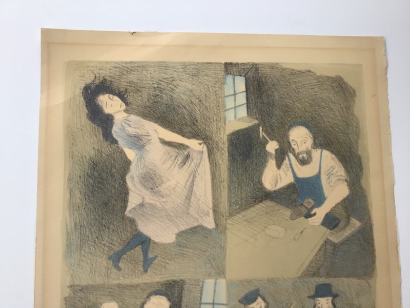 Raphael Soyer Lithograph "Gentlemen From Cracow" Ed. 128/150 gallery
