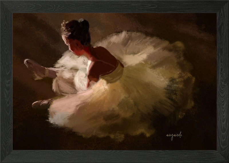 Backstage Framed Wall Art Poster Canvas Print Picture