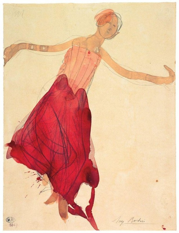 Cambodian Dancer : Auguste Rodin : 1906 : Art Print gallery