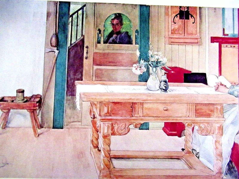 "CARL LARSSON" ~ (16" X 20") ~ (VINTAGE / ART PRINT) ~ #9 gallery