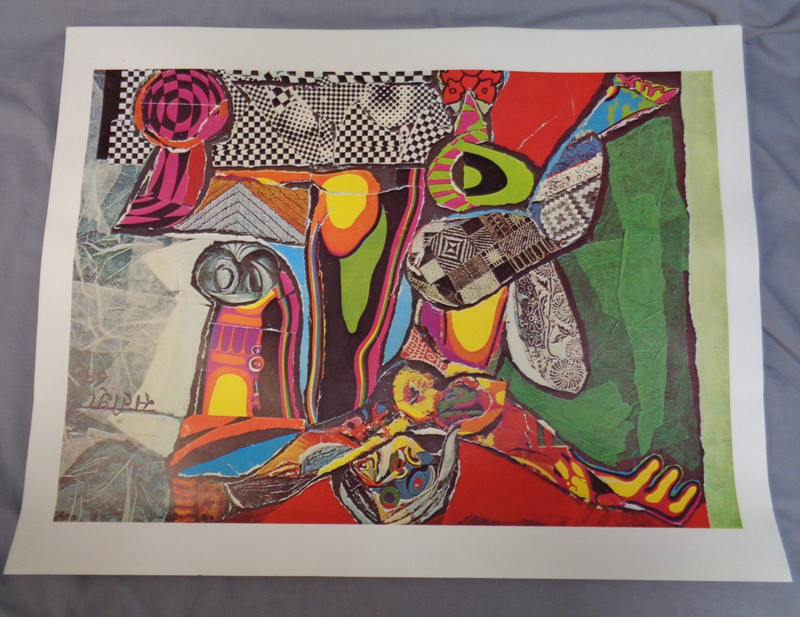 LOT of 10 (1969) ABSTRACT CONTEMPORARY Art Prints ITT GLOBAL AD CAMPAIGN 22x17"