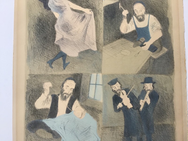 Raphael Soyer Lithograph "Gentlemen From Cracow" Ed. 128/150 gallery