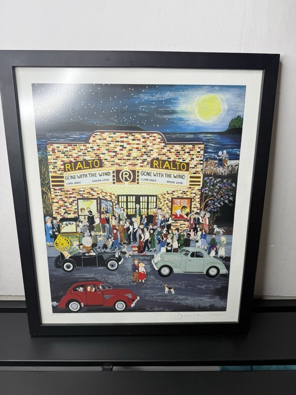 Friday Night At The Picture Show Artist Proof AP Deneille Spohn Moes Signed