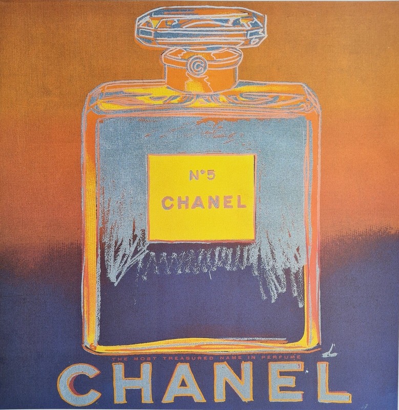 Andy Warhol * Chanel No. 5 * 57 x 38 cm * signed lithograph * limited # 40/100 gallery