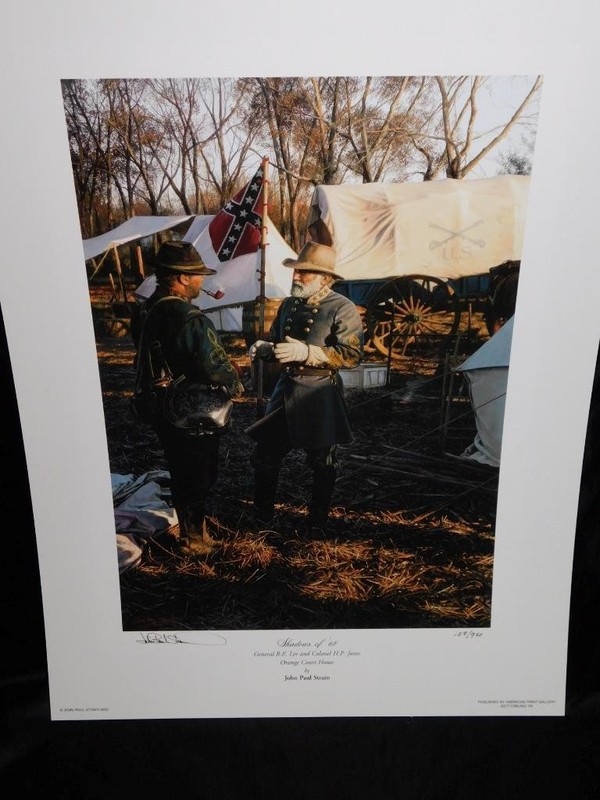 Civil War Shadows of '64 John Paul Strain Art Print Robert E Lee H.P. Jones #129 gallery