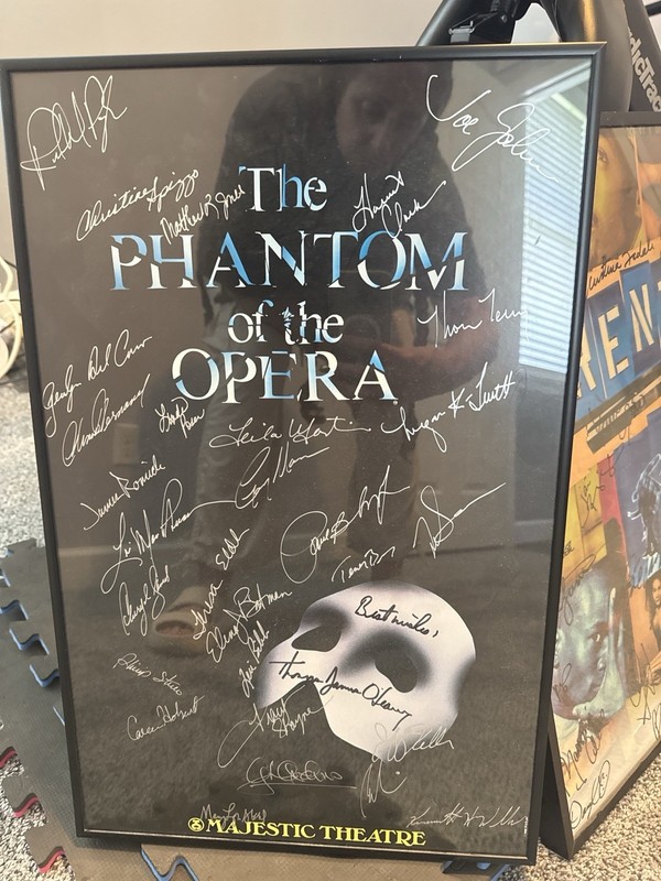 Broadway Wall Art Set – Phantom, RENT, Lion King | Framed Signed Prints (3) gallery