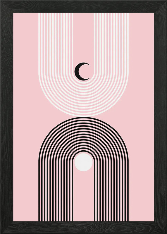 Abstract and geometric 11 Framed Wall Art Poster Canvas Print Picture