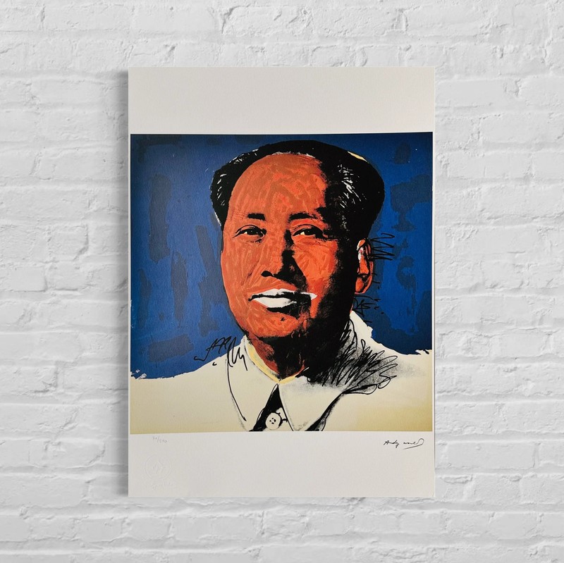 Andy Warhol Mao Lithograph on Arches 300gsm 16.5x23in (42×59 cm)