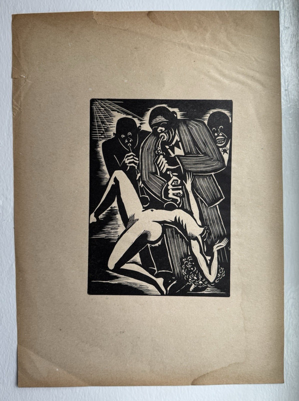 Art Forger Earl Marshawn (E.M.) Washington Woodcut Art Prints collection gallery
