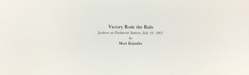 Mort Kunstler Victory Rode The Rails AP Signed/Numbered L/ED Print gallery