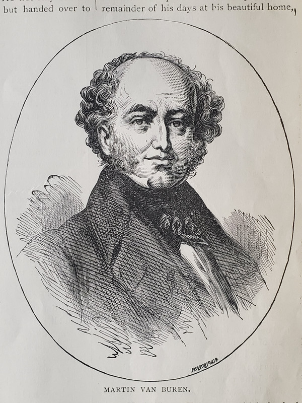 1896 Illustration «Martin Van Buren» The Queen of Republics History of US
