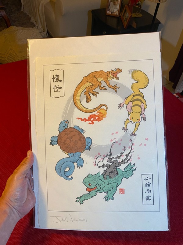 Pokemon Choose You by Jed Henry SIGNED Print Poster MINT Art 17×12