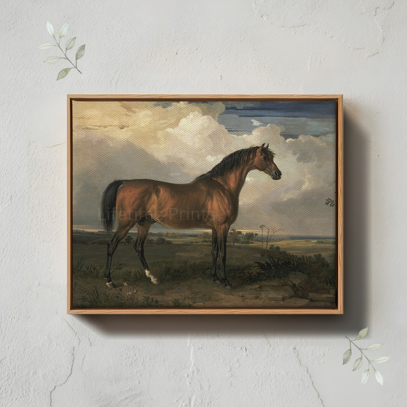 1800s Antique Horse Painting – James Ward Giclee Fine Art Canvas Print