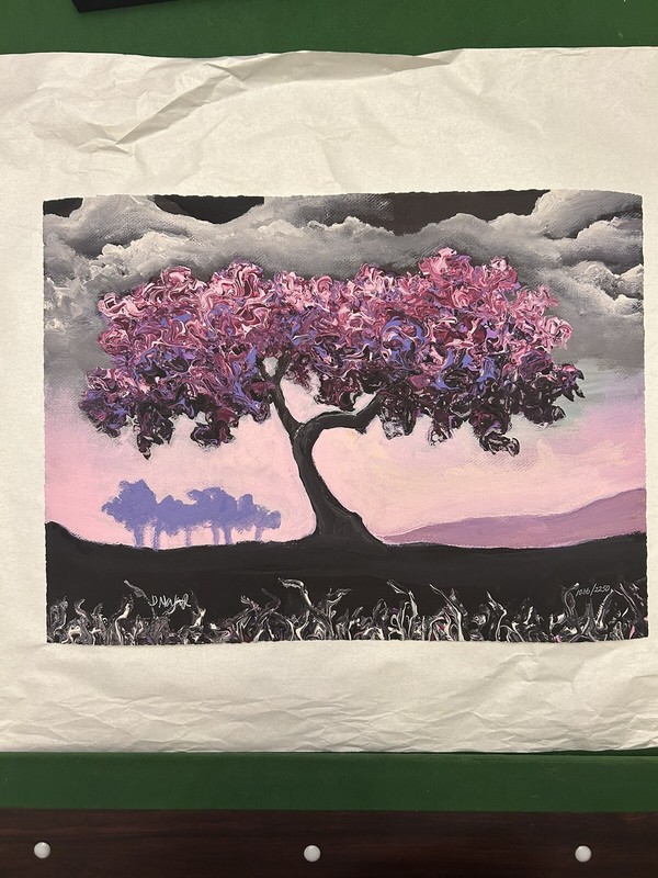 RARE “Evening Mist” David Najar 2021 w/ COA – 15 1/4 X 21 Inch. 1036/2250