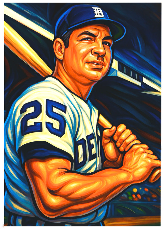 NORM CASH * Detroit Tigers * BASEBALL * Novelty Art Card * ATC ACEO