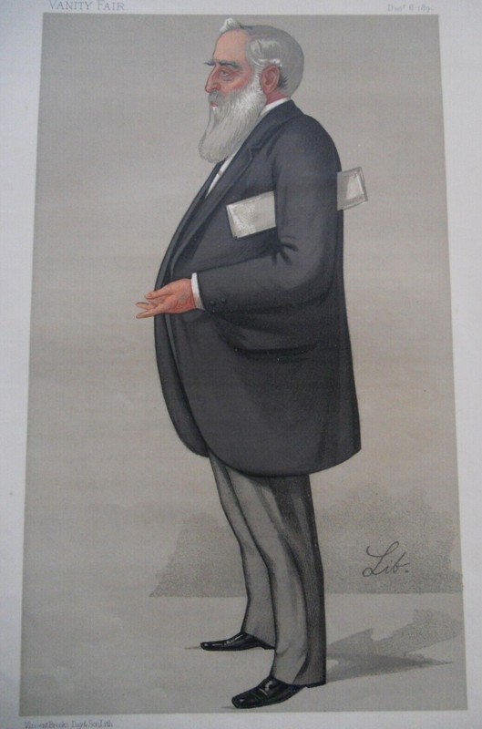 Original Vanity Fair Print of Mr Howard John Kennard (December 6th 1890) +Bio