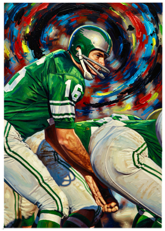 NORM SNEAD * Philadelphia Eagles * FOOTBALL * Illustrated Art Card * ATC ACEO
