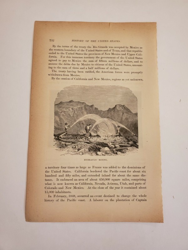 Hydraulic Mining c. 1876 Engraving (193)