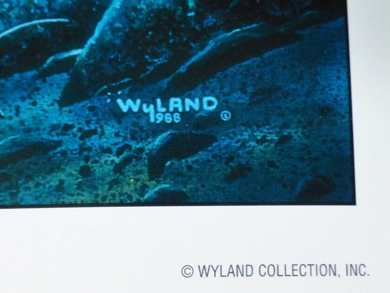 Wyland Studios ISLAND DOLPHINS 1988 lithograph signed in print Nature Ocean art gallery