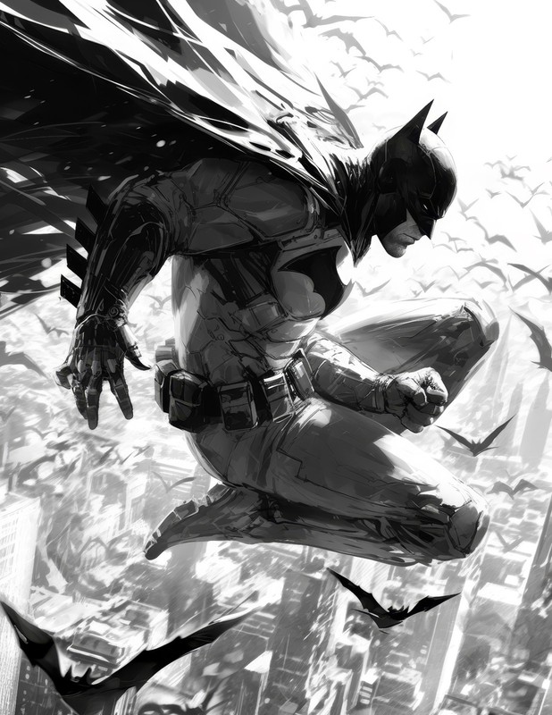 «Batman 66» Fine Art Print 8.5×11 Limited to 20 Hand-Numbered Copies