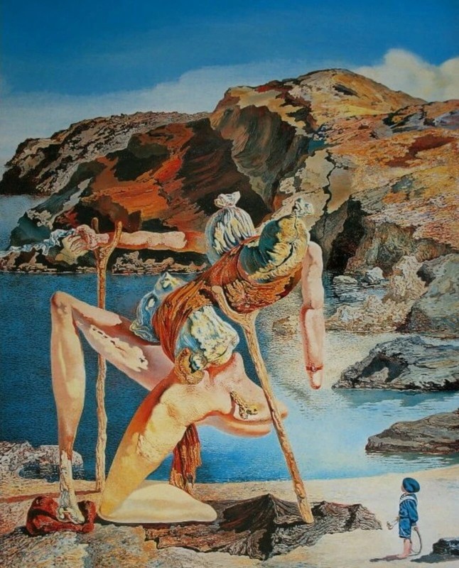 The Spectre of Sex Appeal, 1932 by Salvador Dali 16″X20″ GLOSSY POSTER PRINT