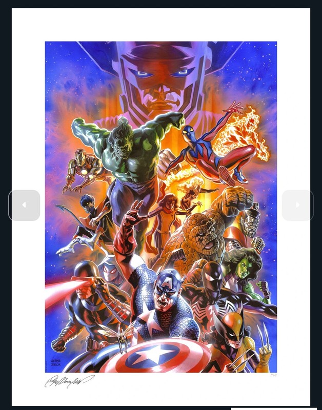 Secret Wars Battle world #1 Sideshow Collectibles Art Prints gallery