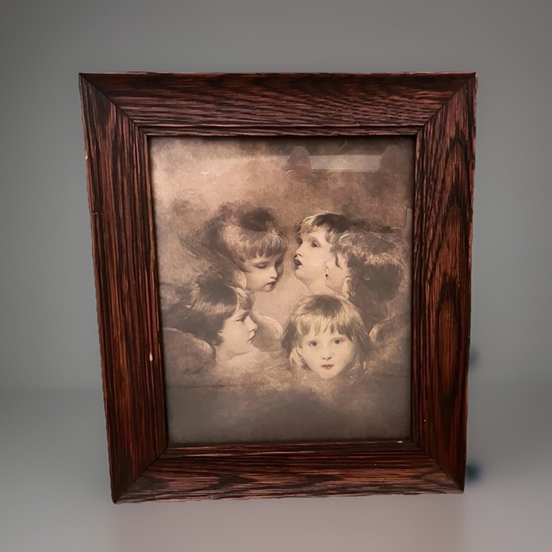 Brown’s Famous Pictures Sepia Angel Heads By Joshua Reynolds No 95 1786