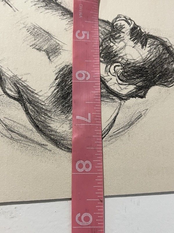 VTG French Book Plate Nude Figure Lucian Courtesans Academic Back Pose On Paper gallery