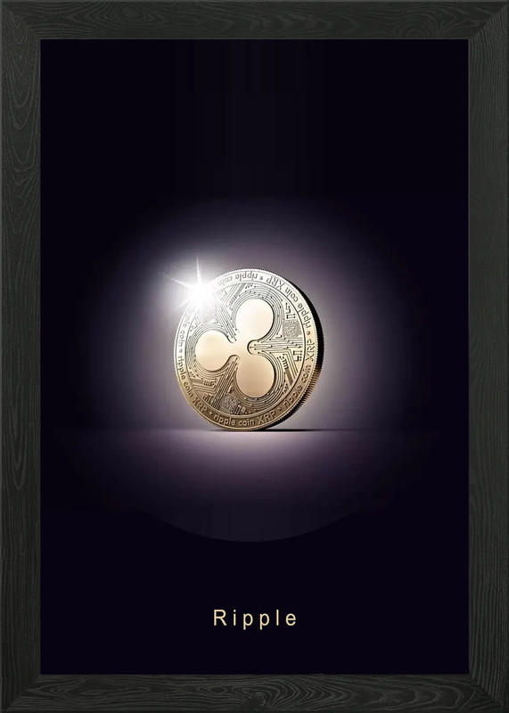 Ripple Framed Wall Art Poster Canvas Print Picture