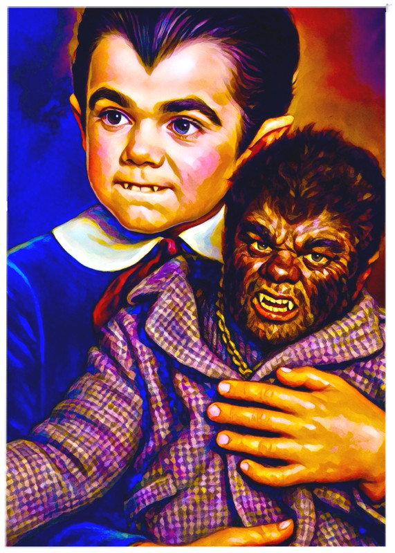 EDDIE MUNSTER * Fun Novelty * CELEBRITY * Art Card * ATC ACEO