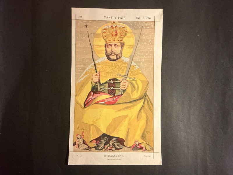 Antiquarian Print – Alexander II – Royalty – 1869