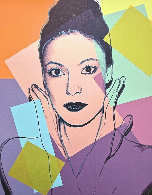 ANDY WARHOL - Karen Kain - signed, numbered edition 57/100, 38 x 56 cm gallery